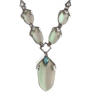 Alexis Bittar Lucite Statement Necklace